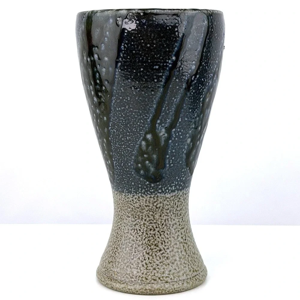 Rock Hard Stoneware Paul Morris Salt Glaze Studio Art Pottery Vase 8